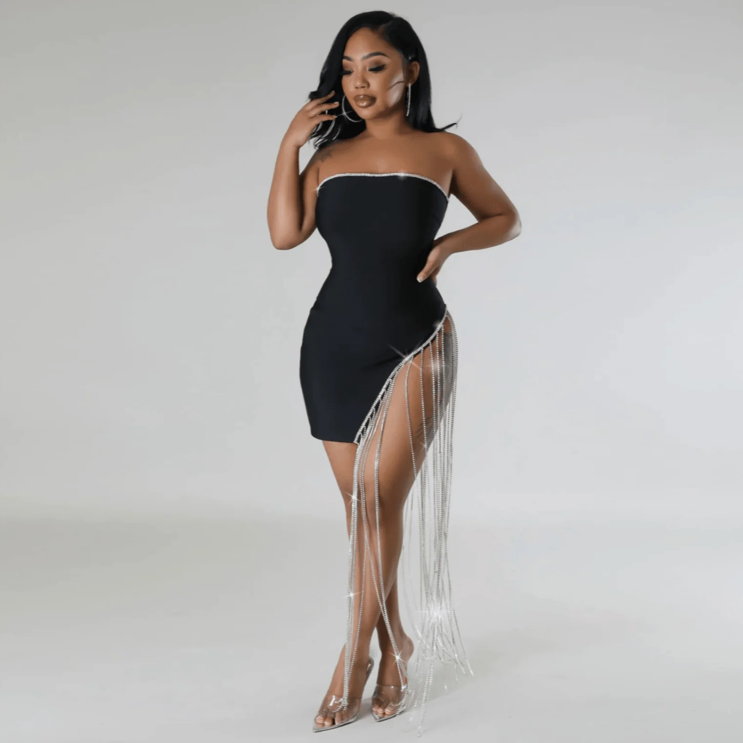 Dress Of All Diamond Tassel Mini Dress - Image 7