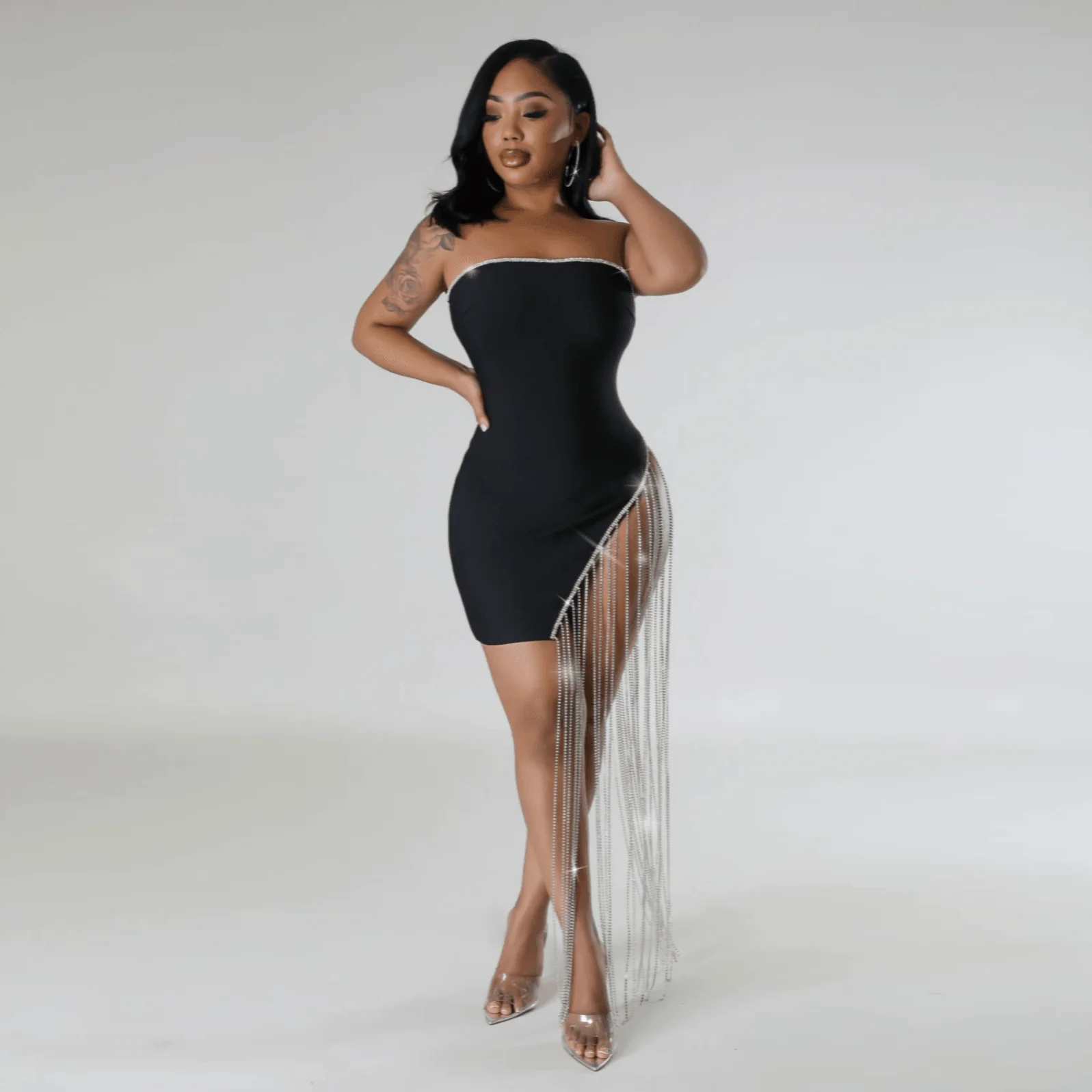 Dress Of All Diamond Tassel Mini Dress - Image 8