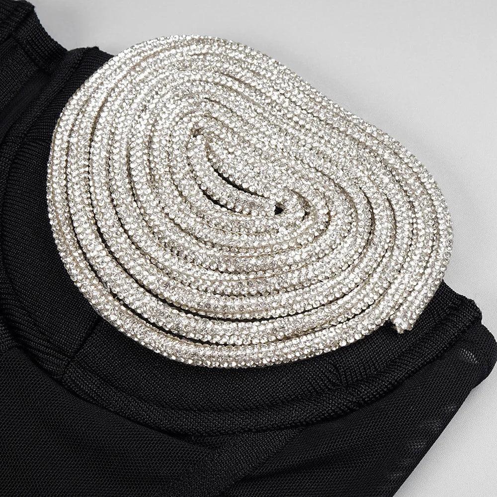 Eden Diamond Bustier Mini Dress - Image 15