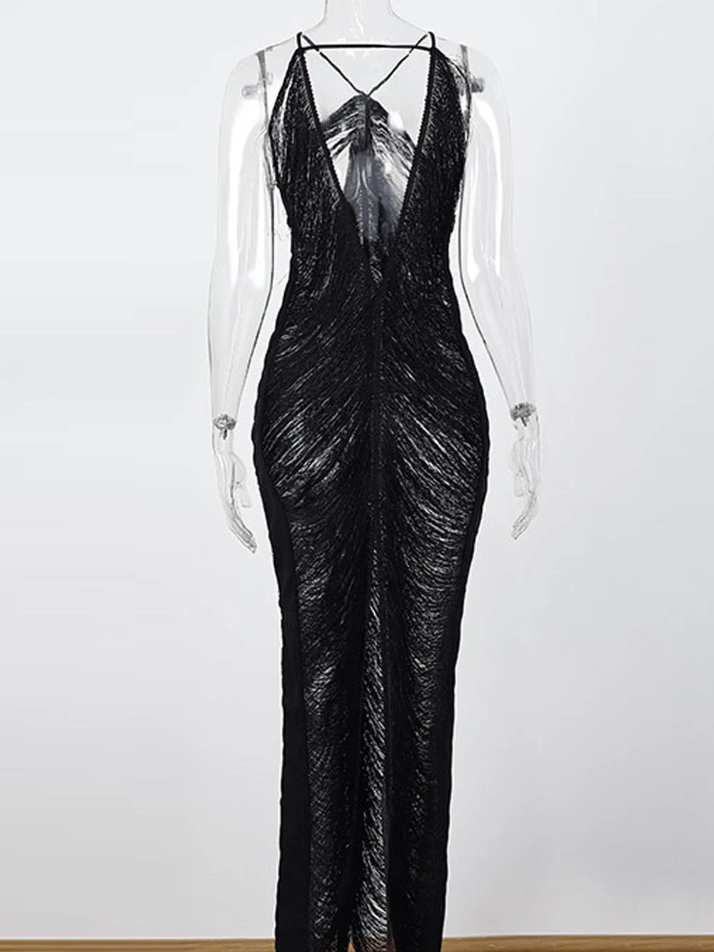 EINAV Maxi Dress in Black - Image 4