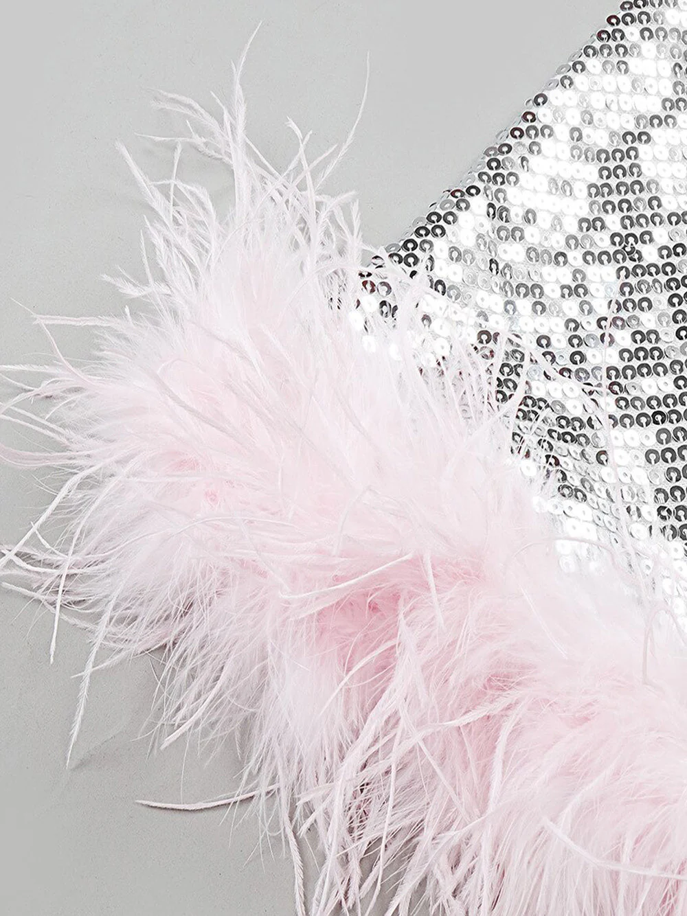 ELVIRA Sequins w Feathers Mini Dress - Image 5