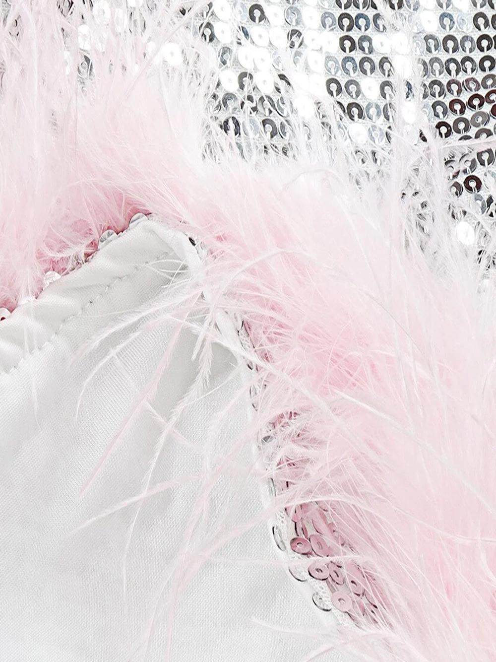 ELVIRA Sequins w Feathers Mini Dress - Image 8