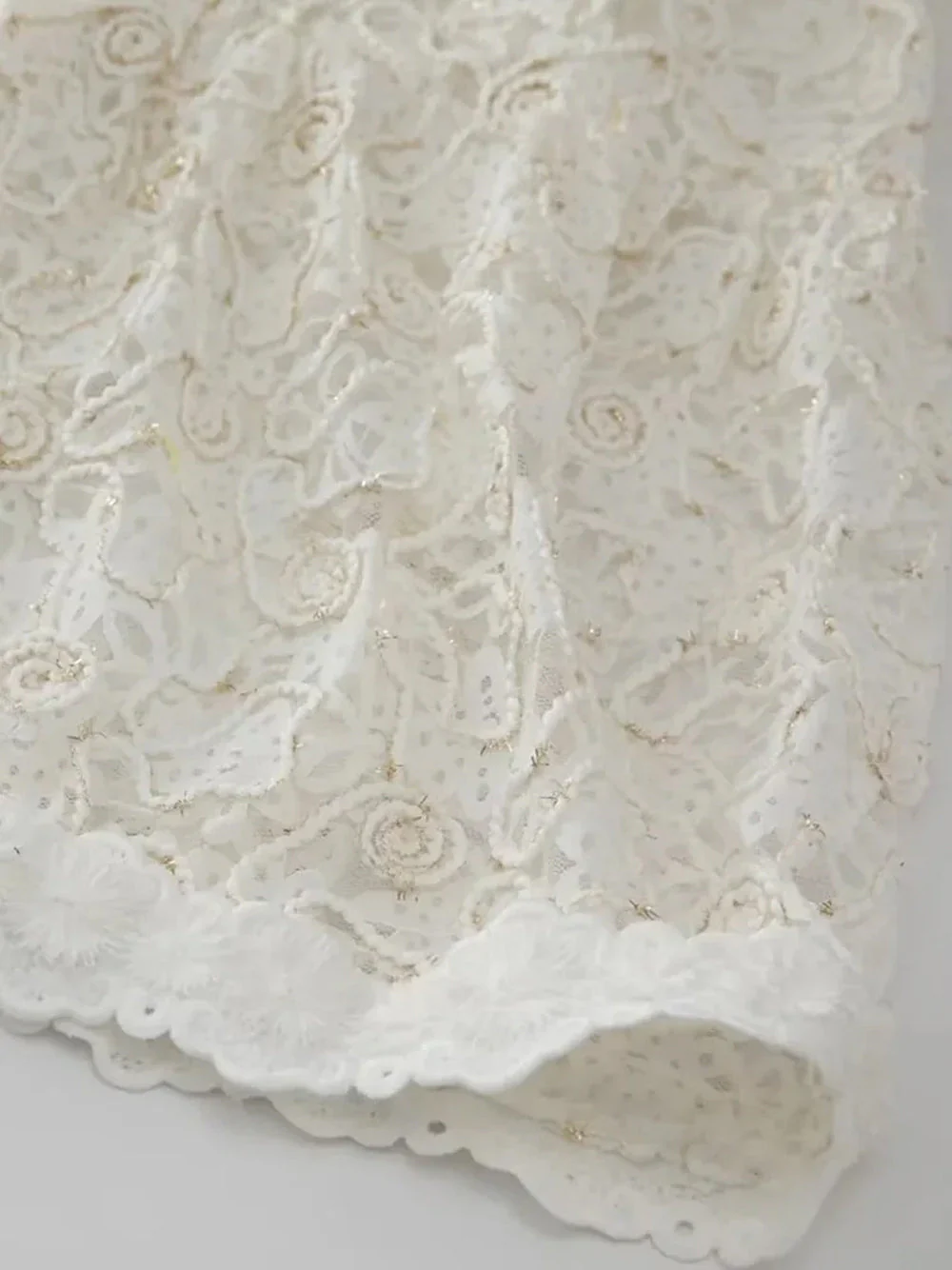 ERENNE Lace Midi Dress in White - Image 7