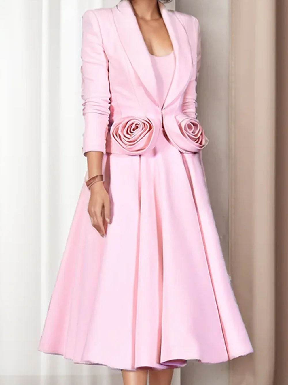 ETTE Jacket & Midi Skirt Set - Image 3