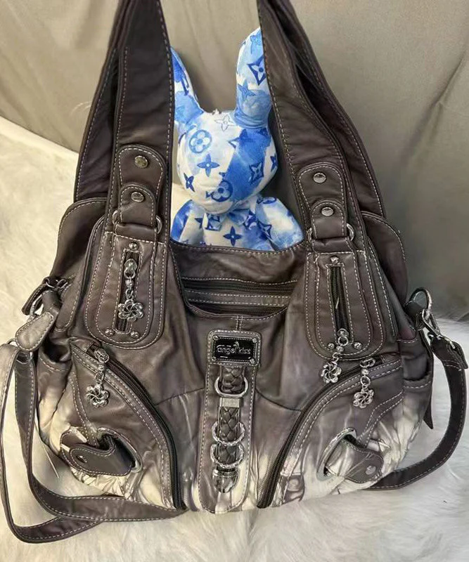 European And American Tie Dyed Gradient Satchel Bag Handbag - Image 3