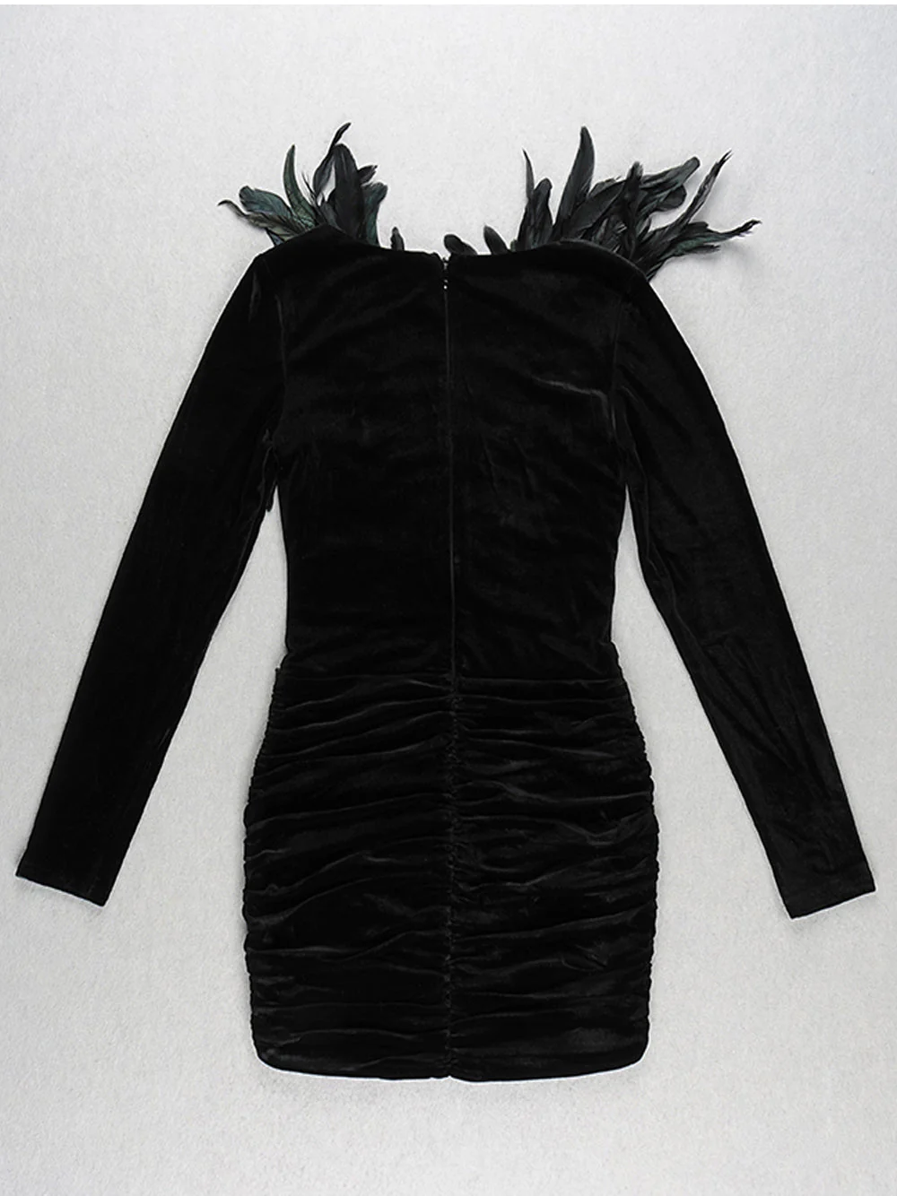 EVONE Feathers Mini Dress - Image 6