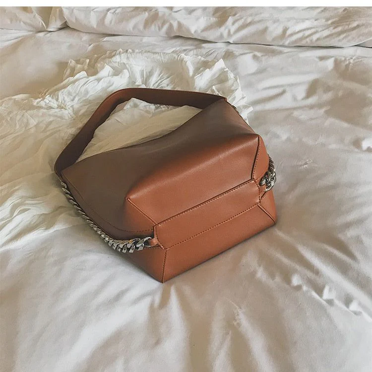 Fauro Chain Bucket Shoulder Bag - Image 14