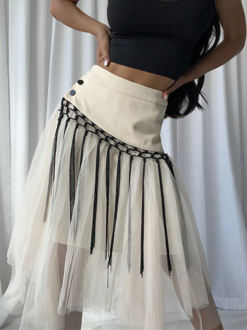 FETTEL Skirt in Apricot - Image 3