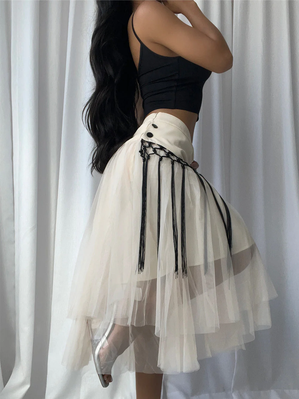 FETTEL Skirt in Apricot - Image 4