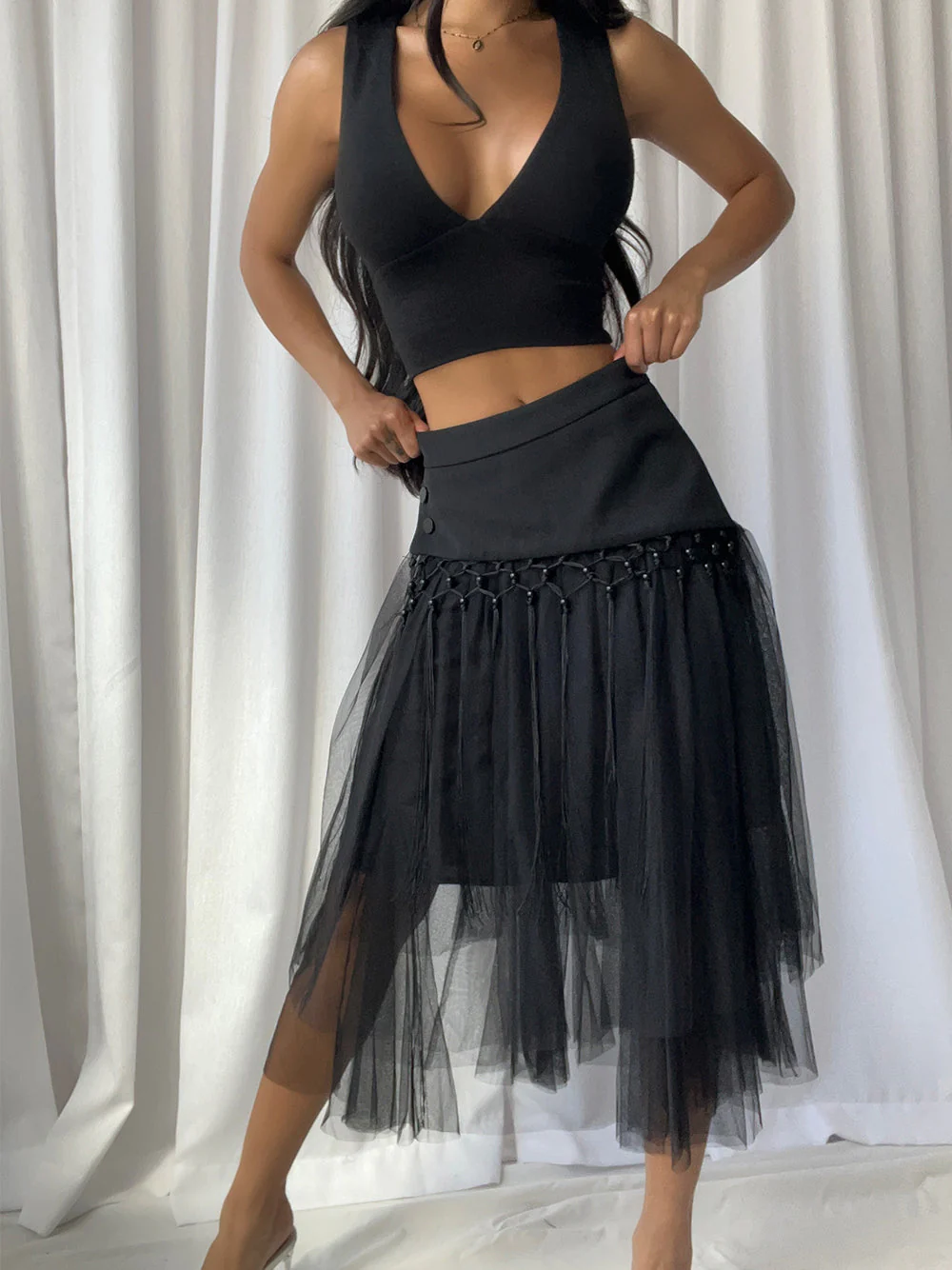 FETTEL Skirt in Black - Image 6