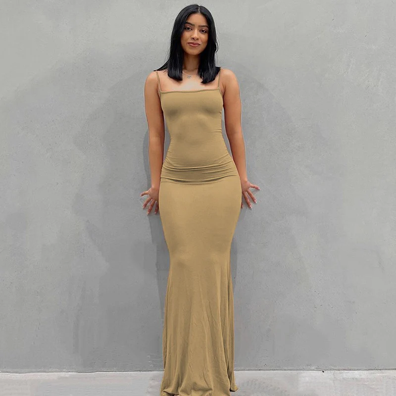 Fitted Halter Dress