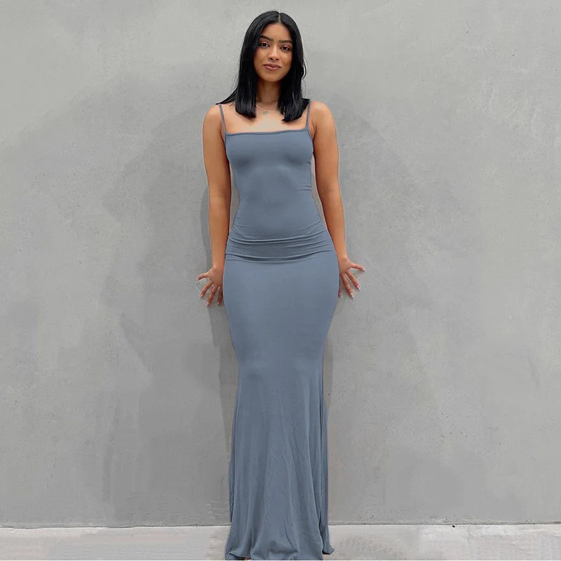 Fitted Halter Dress - Image 3