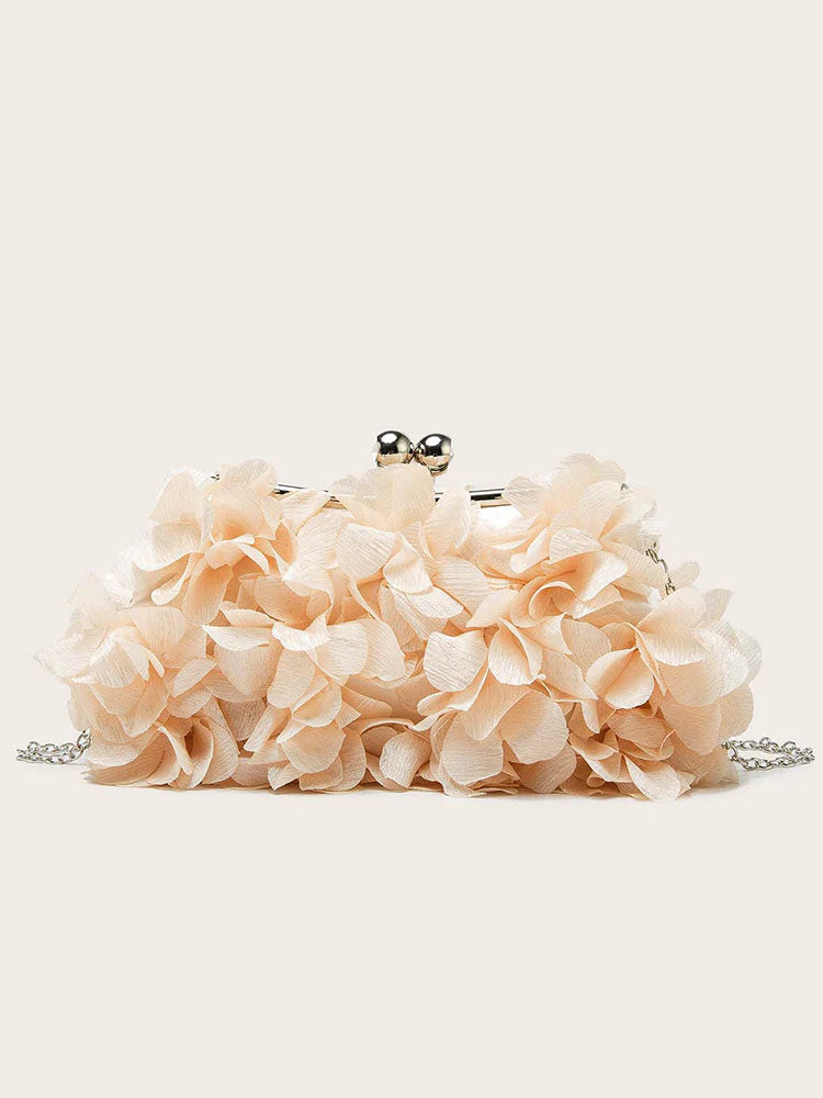 Floral Decor Kiss Lock Clutch - Image 3