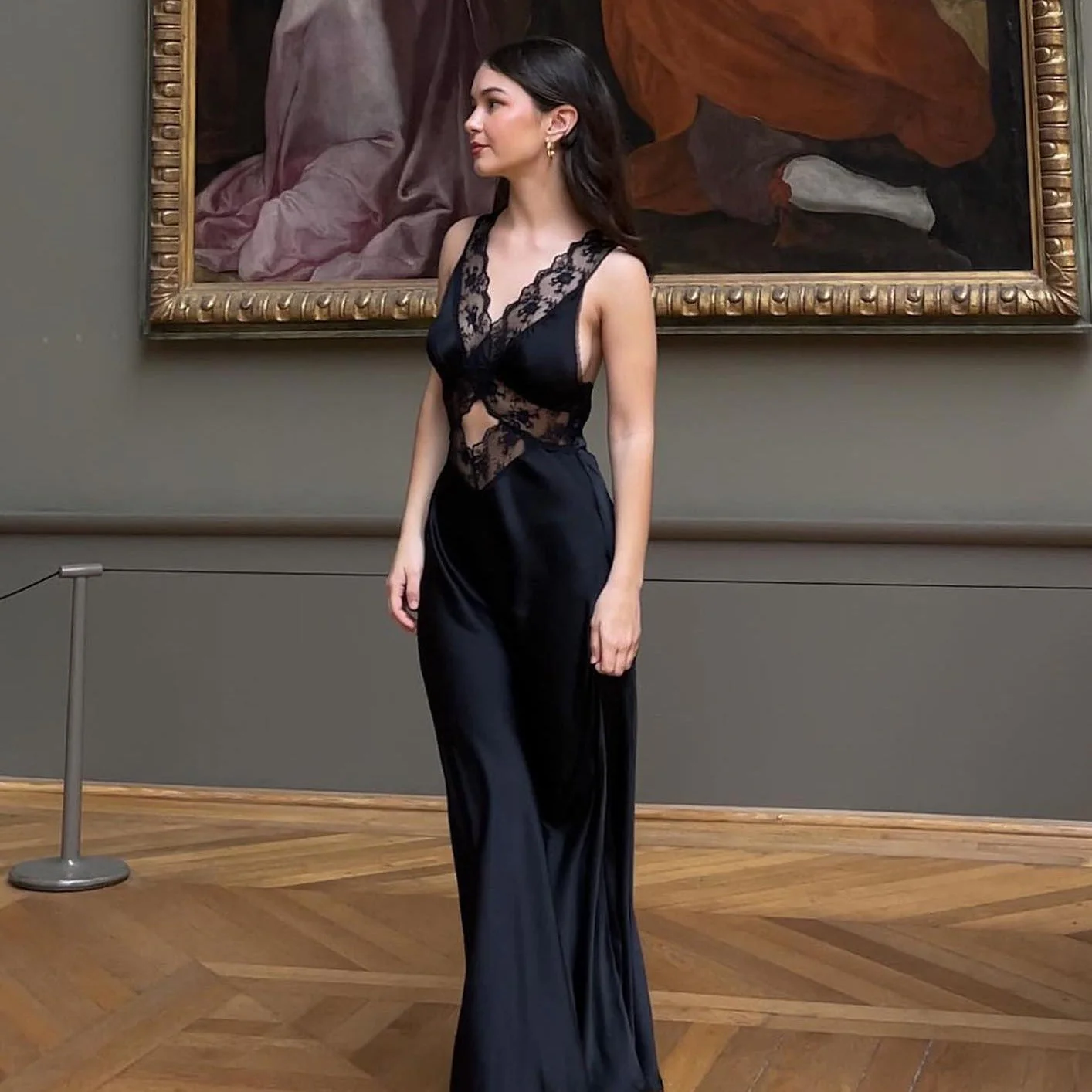 Forever Yours Lace Cut Out Maxi Dress - Image 3