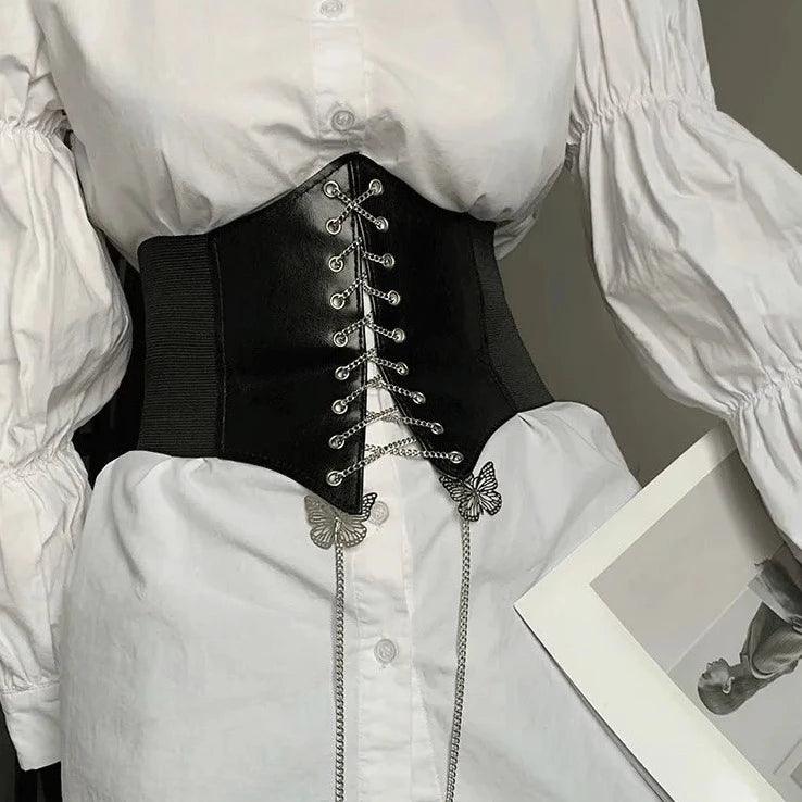 Free Soul Leather Chain Corset - Image 3