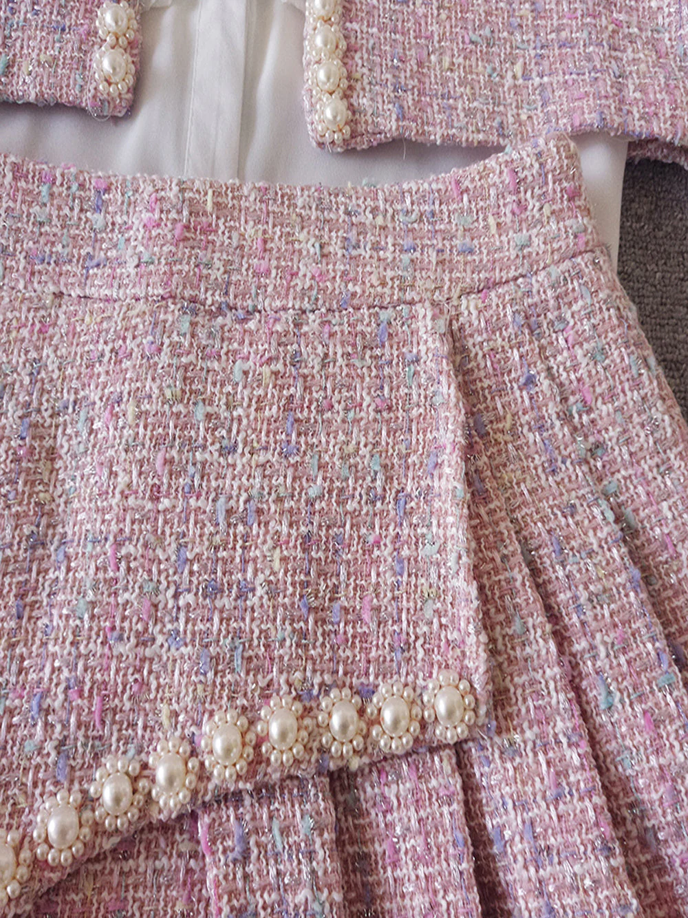 FULTON Jacket & Skirt Set in Pink - Image 8