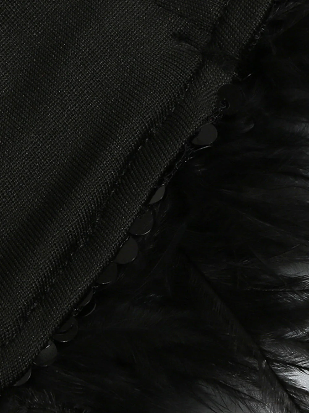 GERLA Sequins & Feathers Mini Dress - Image 8