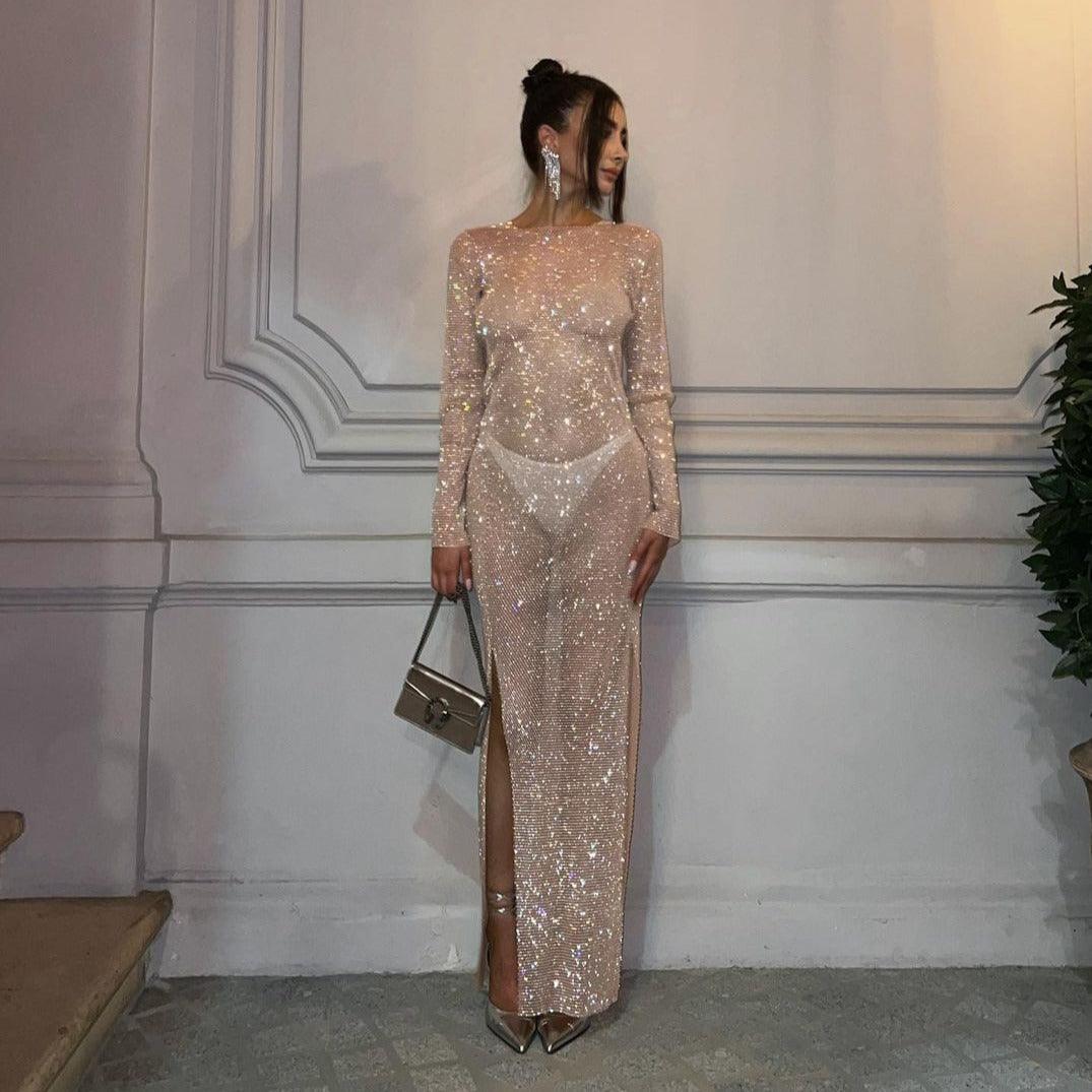 Giving All Of Me Rhinestone Maxi Dress - Image 2