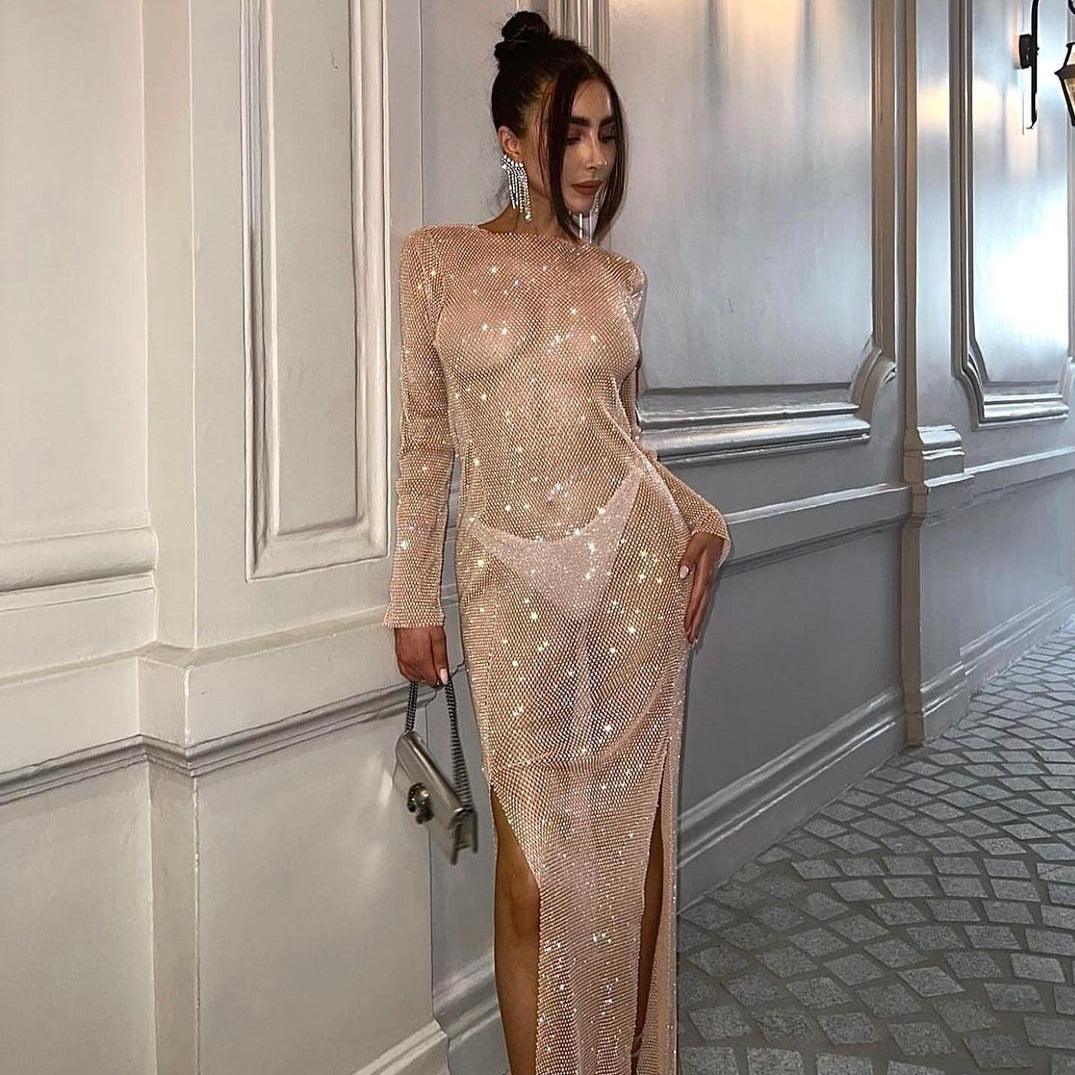 Giving All Of Me Rhinestone Maxi Dress - Image 3