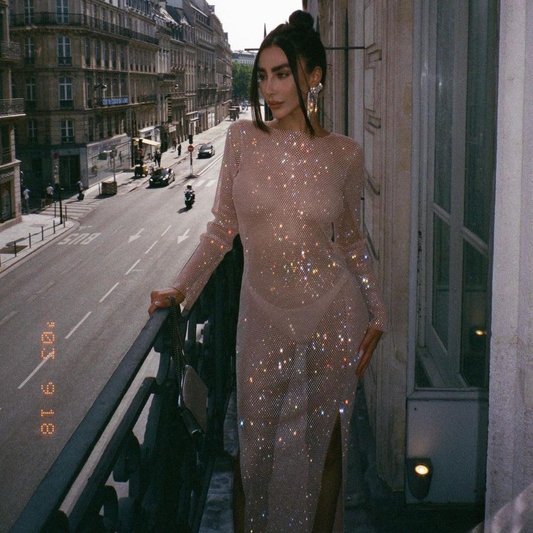 Giving All Of Me Rhinestone Maxi Dress - Image 5