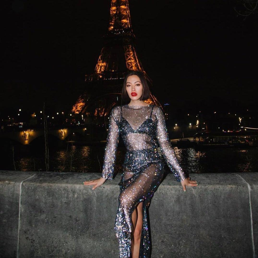 Giving All Of Me Rhinestone Maxi Dress - Image 8