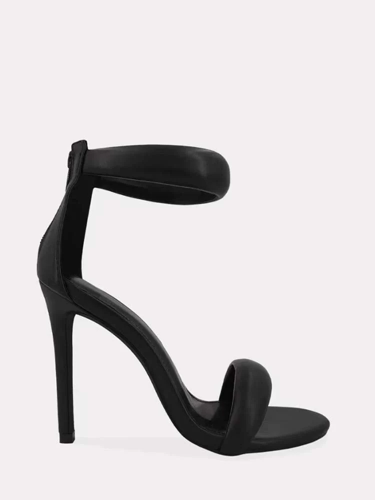 Gold Ankle Strap Sandals - Image 13