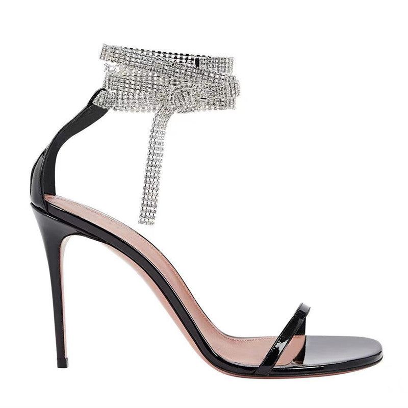 Gossip Girls Crystal-Embellished Ankle Strap Sandals - Image 12