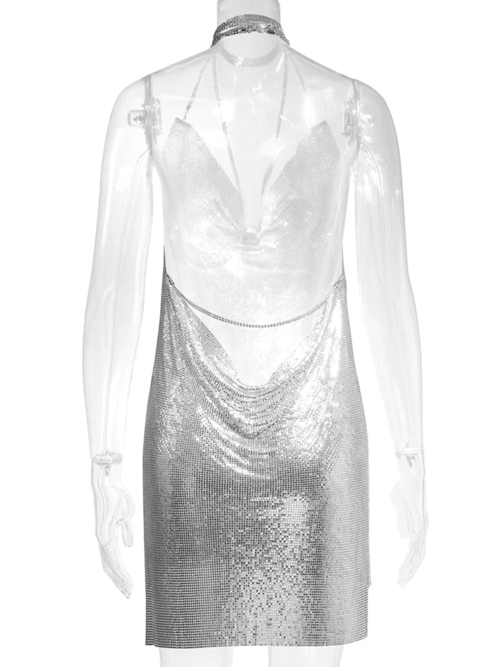 GRAND Chainmail Mini Dress - Image 10