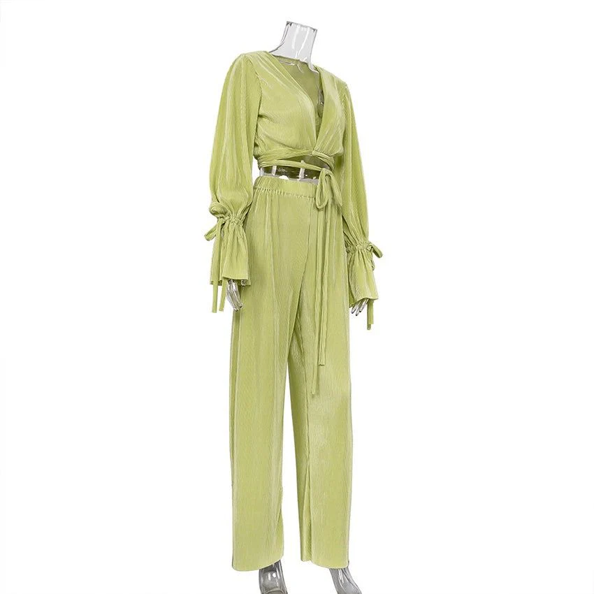 Grass Casual Loose Two-Piece Set - Image 4