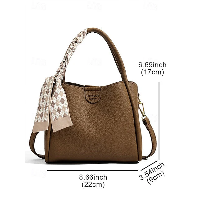 Handbag Bag Bags Shoulder Crossbody Bucket PU - Image 10
