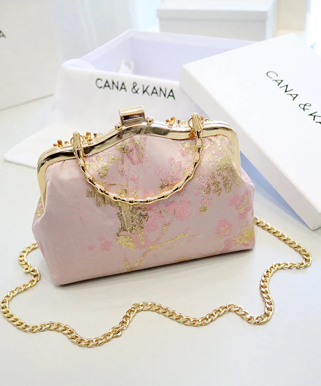 Handbag Beige Embroidered Retro Cotton Tote Zircon - Image 4