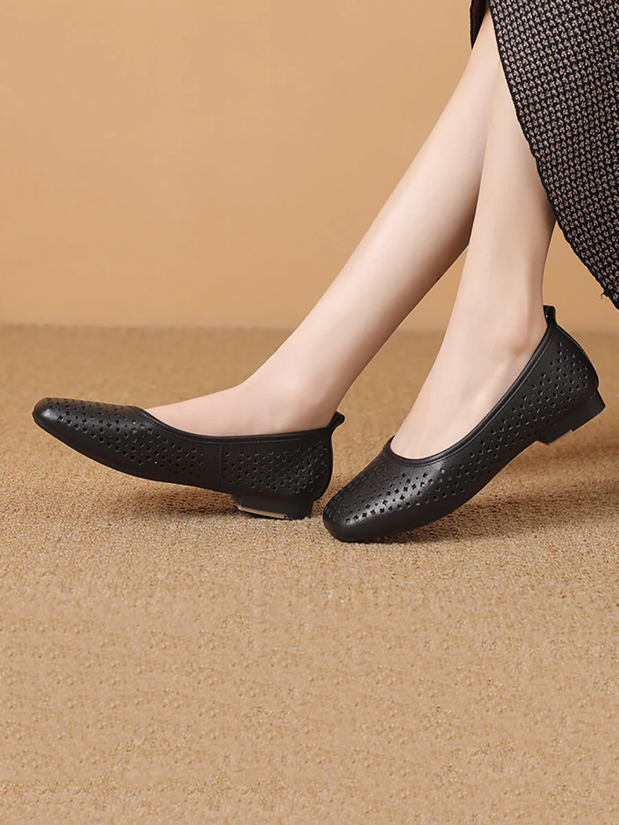 Heel Out Low Casual Shoes Hollow - Image 5