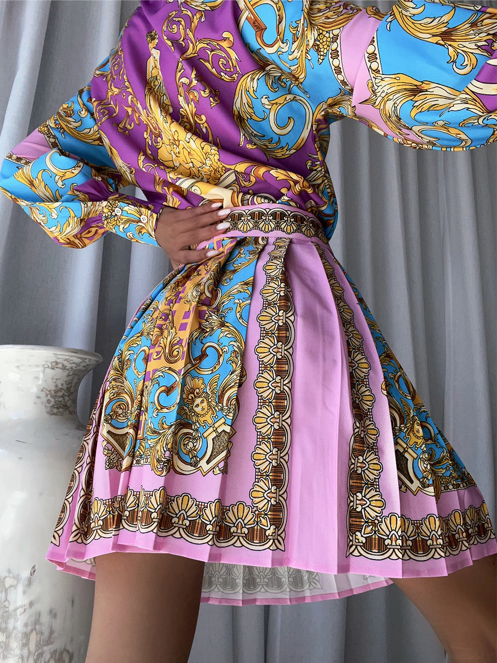 HELSA Blouse & Skirt Set - Image 3