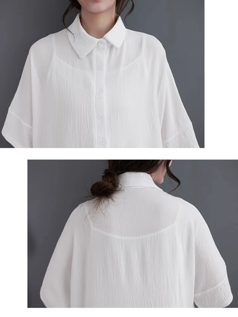 High Quality Solid Color Shirt Dress - Image 7
