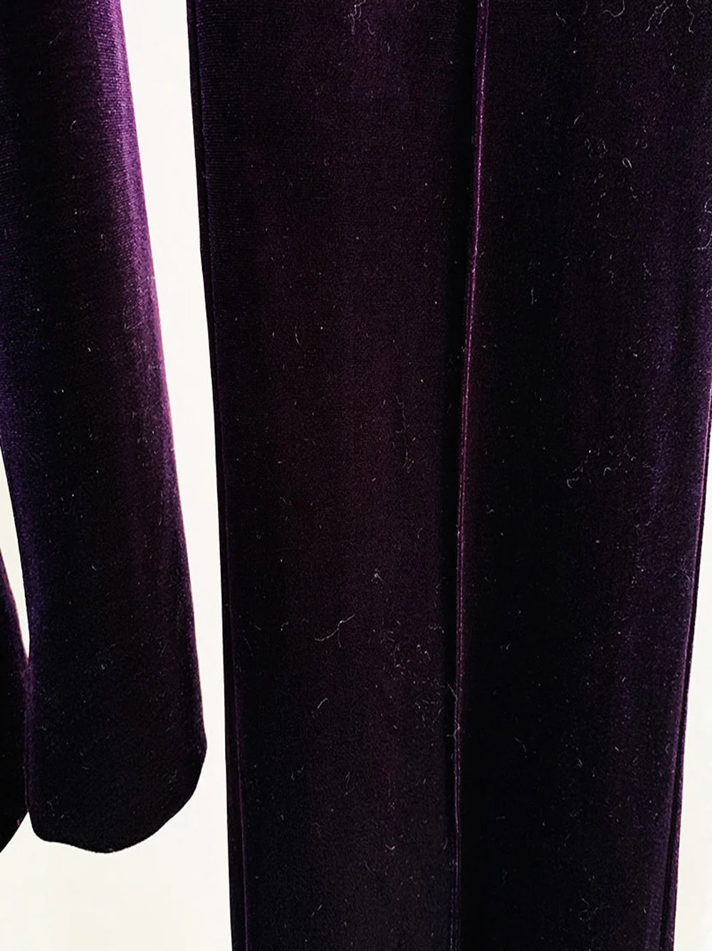 HINIYA Velvet Blazer & Flared Pants Set in Purple - Image 14
