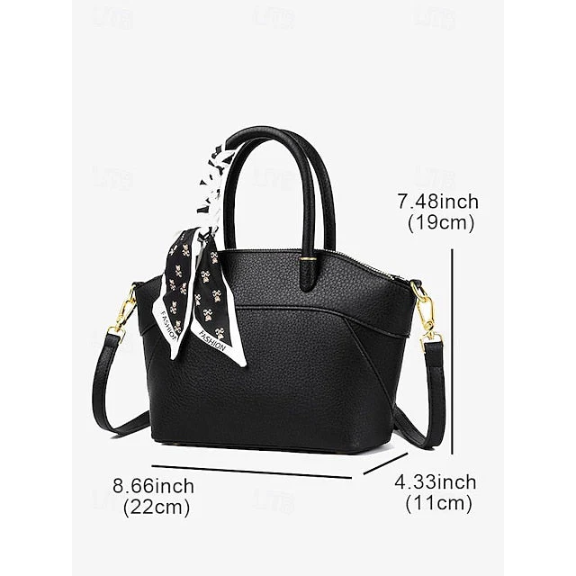 Holiday Office Bag Daily Handbag PU Bucket Leather - Image 8