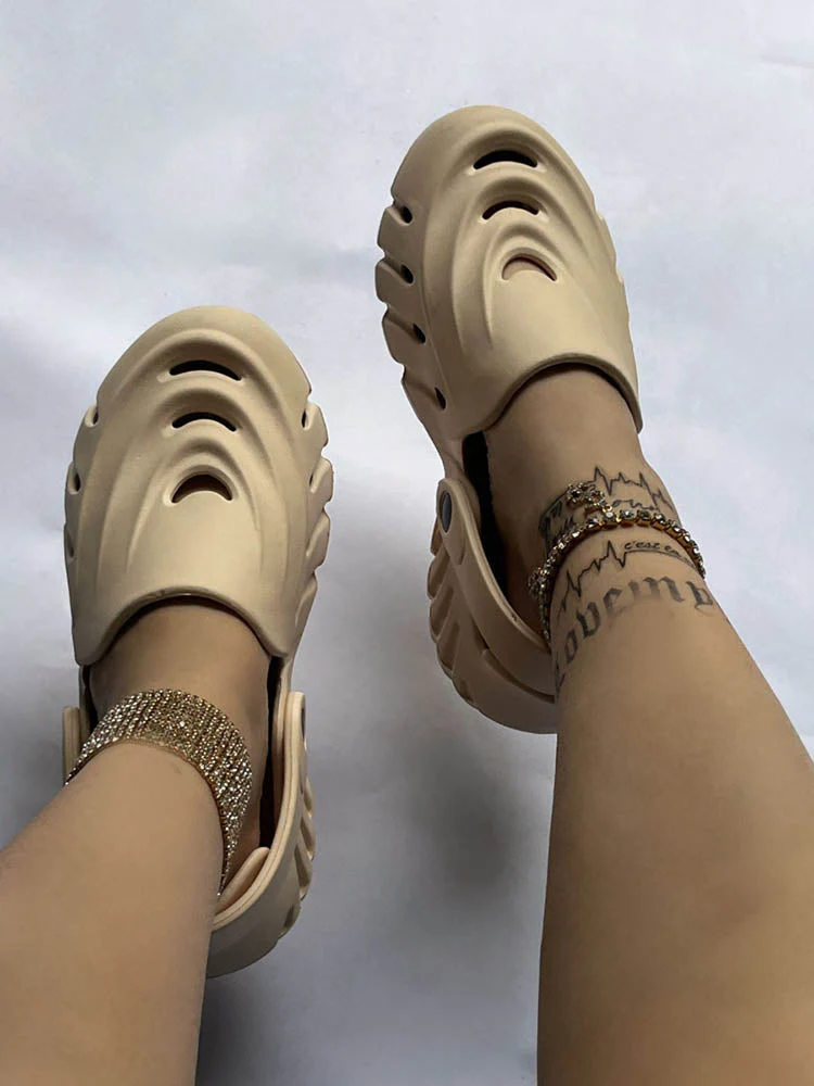 Hollow Out Slingback Flats - Image 17