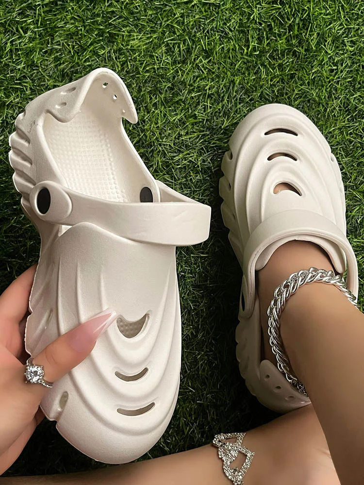 Hollow Out Slingback Flats - Image 6