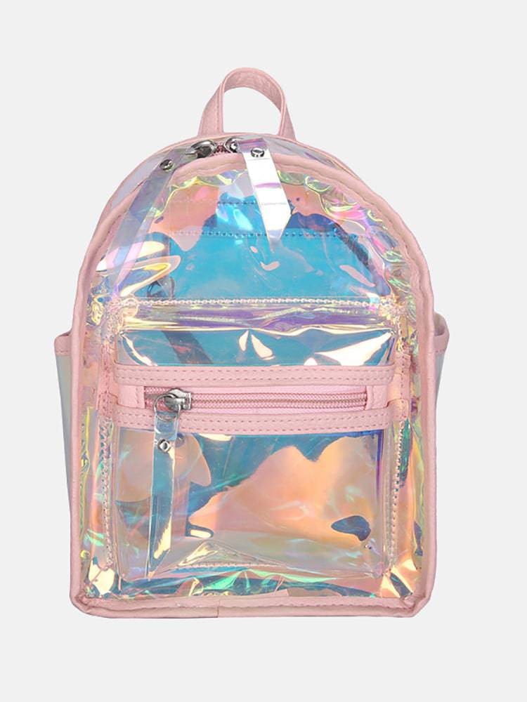 Holographic Curved Top Backpack - Image 3