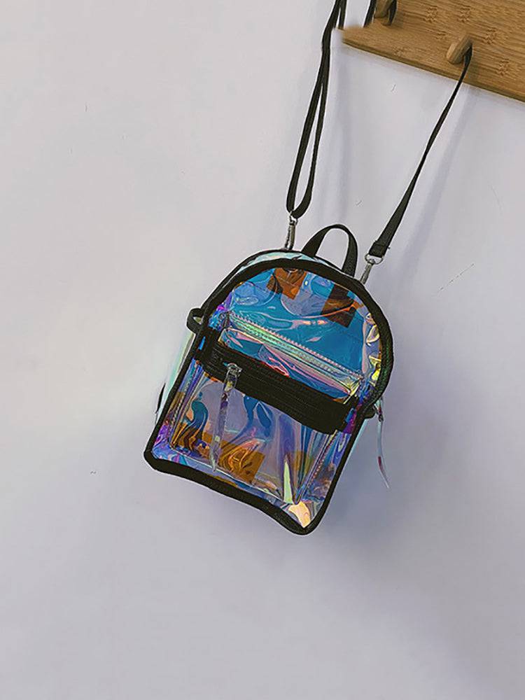 Holographic Curved Top Backpack - Image 5