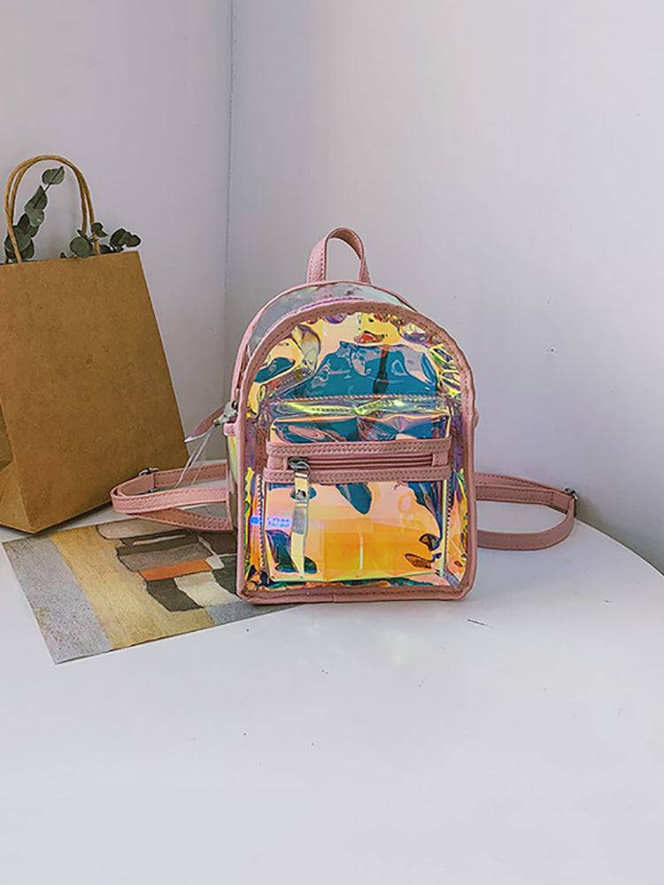 Holographic Curved Top Backpack - Image 9