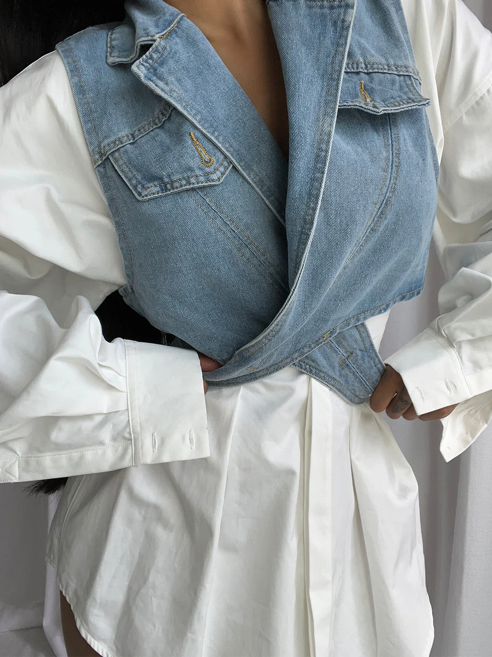 HUNTER Denim Vest - Image 5