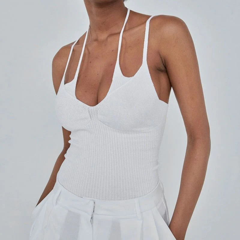 In A Magical Dream Cotton Cross Halter Top - Image 4
