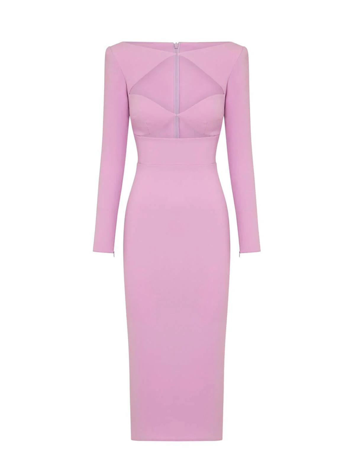 Isobel Long Sleeve Cutout Bandage Dress - Image 6