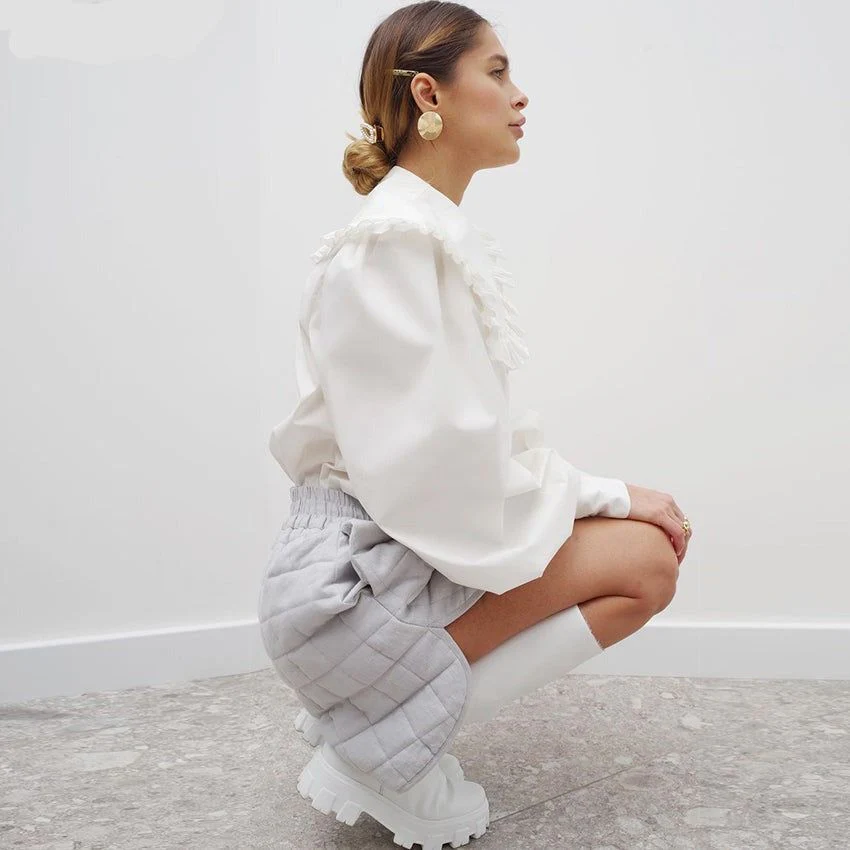 It'S Showtime Oversized Collar Blouse - Image 3