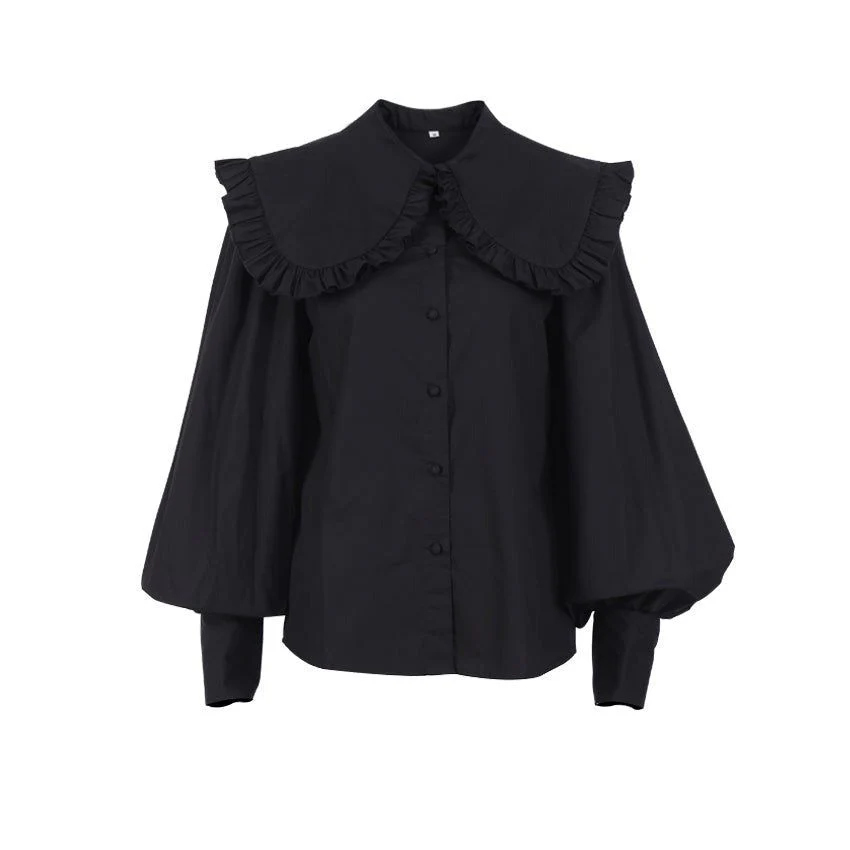 It'S Showtime Oversized Collar Blouse - Image 8