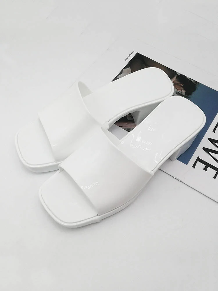 Jelly Chunky Heel Sandals - Image 12