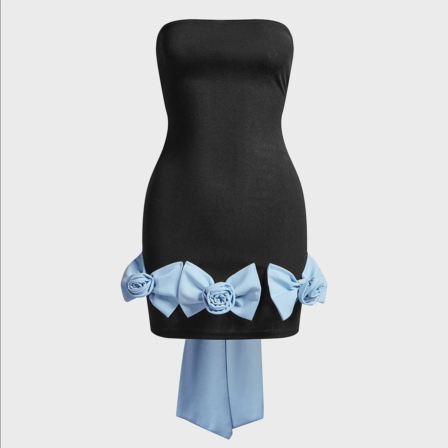 Journey Commencing Strapless Bow Mini Dress - Image 6