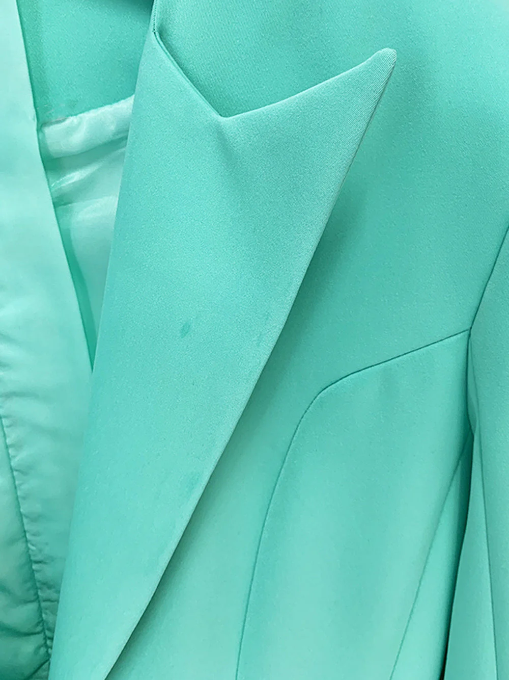 KAJENE Blazer Dress in Turquoise - Image 10