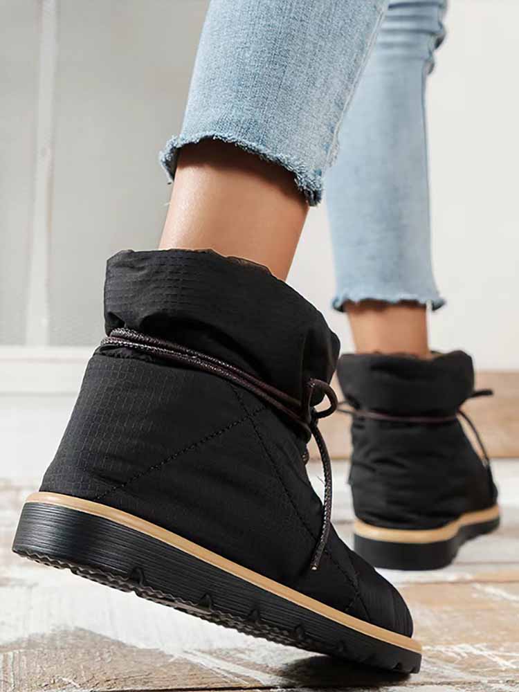 Keep Warm Lace Up Boots - Image 5